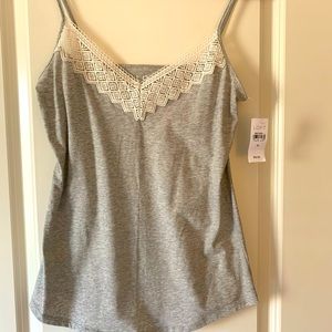 Lace trim tank from Loft